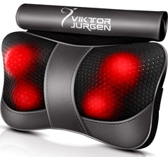 VIKTOR JURGEN back massager with heat targets knots for soothing upper and lower back