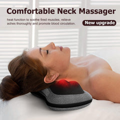 VIKTOR JURGEN Shiatsu massager for shoulders offers customizable intensity.