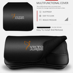 VIKTOR JURGEN shiatsu pillow delivers soothing heat to relax tense muscles