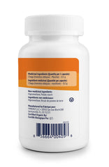 Vimergy Chaga label close-up highlighting vegan and gluten-free claims.