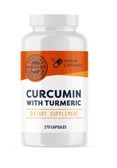 Vimergy Curcumin liquid bottle close-up highlighting stable formulation for daily use