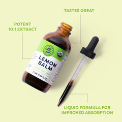 USDA label on Vimergy tincture confirms organic, non-GMO quality.