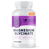 VIMERGY Magnesium Glycinate bottle with clean vegan label for daily wellness