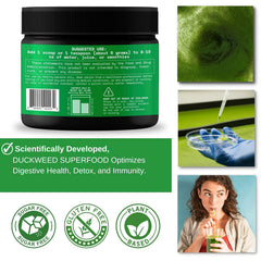 VINATURA Duckweed Powder in a green smoothie, boosting nutrient density.