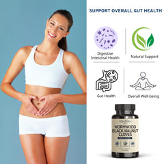 VINATURA black walnut extract closeup indicating natural digestive support.