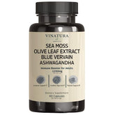 VINATURA Sea Moss Blue Vervain capsules for daily immune support