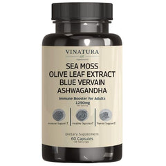 VINATURA Sea Moss Blue Vervain capsules for daily immune support
