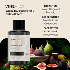 VINEVIDA No1019 diffuser bottle in a modern living space for everyday hotel sophistication.