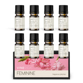 VINEVIDA Set8 feminine scents for candle making inspire custom blends at home.