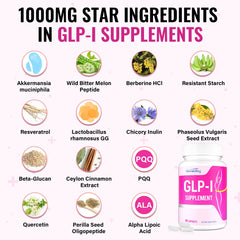 VINNETLLOY GLP-l ingredients pack shows natural components for balanced GLP-l support.