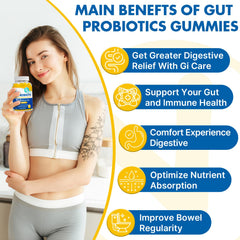 VIOAFSLSE Gut Health Gummies 8-strains label shows strain diversity.