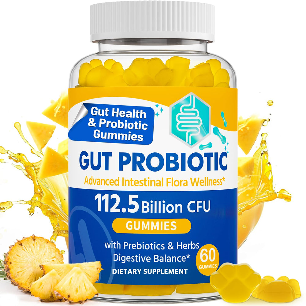 VIOAFSLSE Gut Health Gummies bottle-front visual for digestive support.