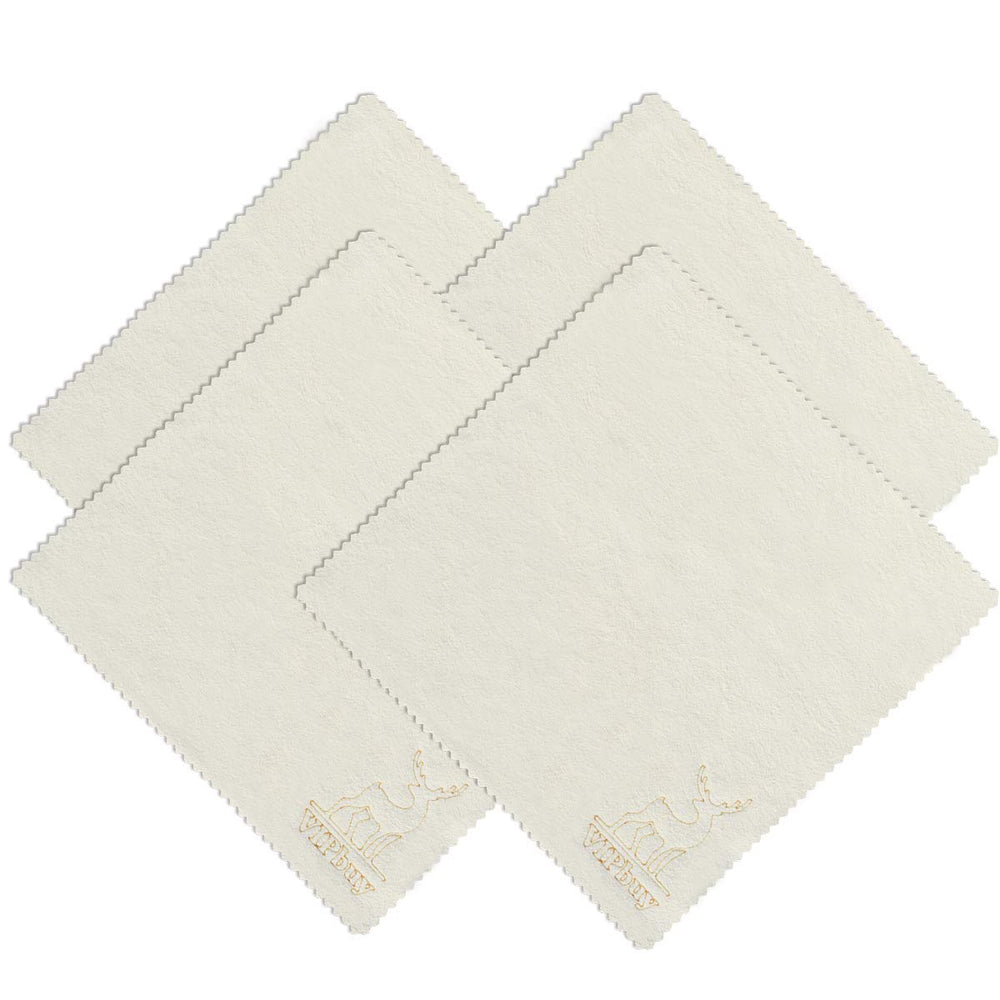 VIPbuy natural chamois cleaning cloth for glasses keeps lenses scratch-free