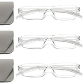 Viseng gafas de lectura rectangulares con protección luz azul para lectura cómoda.