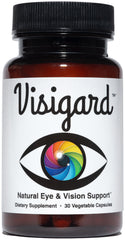 Visigard eye health supplement bottle for daily visual support.