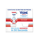 Visine Red Eye Hydrating bottle on-the-go offers fast redness relief and lubrication.