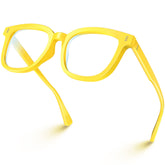 Gafas VISOONE NOE rectangulares con filtro de luz azul para uso diario.