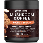 Vita Guard 10 Mushroom Coffee Lion Mane pour – focused morning ritual