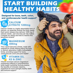 Vita letuo vitamina D3 en gotas para apoyo diario de la salud ósea.