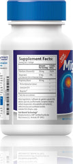 Vita Sciences Migravent bottle pour demonstrates easy, fast-absorb soft-gels for daily use