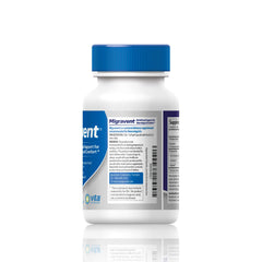 Vita Sciences Migravent label highlights PA-Free Butterbur and B2 for balance