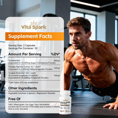 Vita Spark Turkesterone capsules for daily training and recovery.