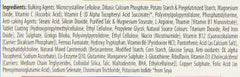 Vitabiotics Neurozan capsules daily dose image illustrating B vitamins and carotenoids.