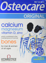 Vitabiotics Osteocare tablets bottle front view for daily bone health support