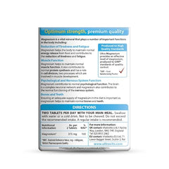 Vitabiotics Ultra Magnesium closeup highlighting smooth tablet texture for daily supplementation