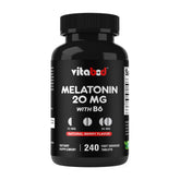Vitabod Melatonin 20 mg fast-dissolve tablets in berry flavor for easy sleep support.