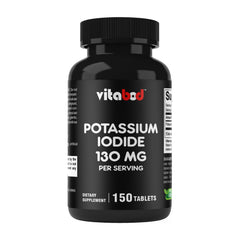 Vitabod potassium iodide 130 mg bottle front designed for short-term use.