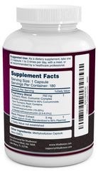 VitaBreeze Turmeric Curcumin capsules close-up showing standardized curcuminoids.