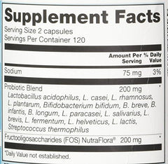 Vitacost Probiotic 15-35 label info shows CFUs and 15 strains.