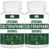 VITACRLLYNMN 900mg liposomal sulforaphane bottle highlights potent antioxidant delivery.