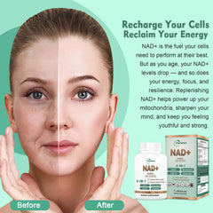 Capsules from VitaHarbor NAD with Trans-Resveratrol, CoQ10 and Quercetin ingredients