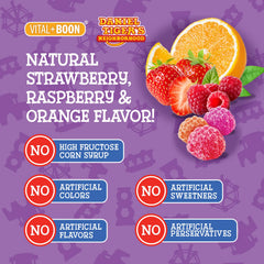 Vital+Boon Daniel Tiger label emphasizes allergen-free and vegan formula