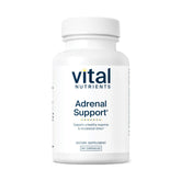 Vital Nutrients Adrenal Support bottle shows a trusted label for daily energy support.