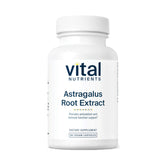Vital Nutrients astragalus root extract bottle for vegan immune support.