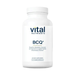 Vital Nutrients BCQ bottle front showing vegan joint support formula.
