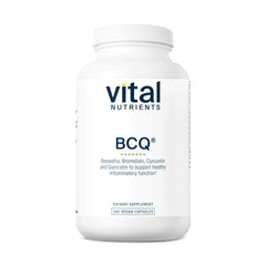 Vital Nutrients BCQ bottle front with vegan joint support emphasis