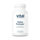 Vital Nutrients Detox Formula bottle close-up for daily liver support.