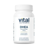 Vital Nutrients DHEA 25mg bottle supports hormone balance and daily wellness