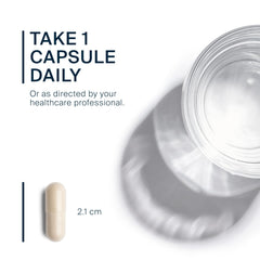 Vital Nutrients Iron Plus C capsules inside a glass bottle ready for daily supplementation