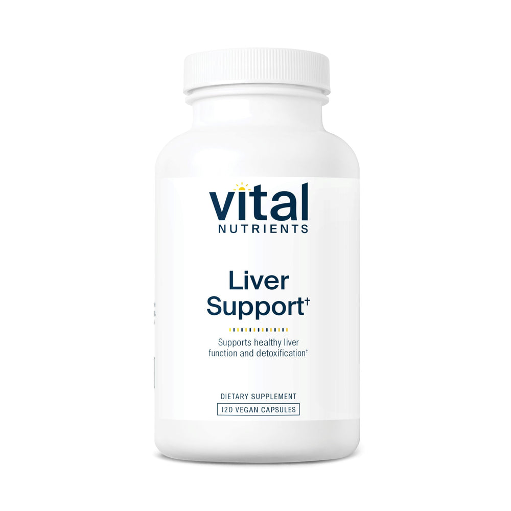 Vital Nutrients Liver Support bottle front view for liver wellness