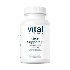 Vital Nutrients Liver Support II bottle front view for daily herbal support