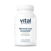 Vital Nutrients Minimal and Essential bottle front view for easy, once-daily wellness.
