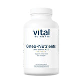Vital Nutrients Osteo-Nutrients bottle front showcasing vegetarian bone health support.