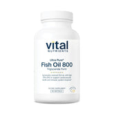 Vital Nutrients Ultra Pure Fish Oil 800 bottle shows triglyceride form for easy absorption