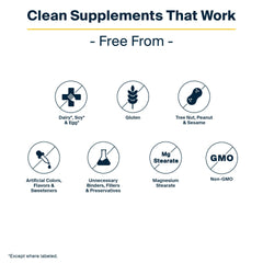 Sustainability badge on Vital Nutrients Ultra Pure Fish Oil 800 bottle