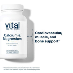 Vital Nutrients vegan formula label signals gluten and dairy free ingredients.
